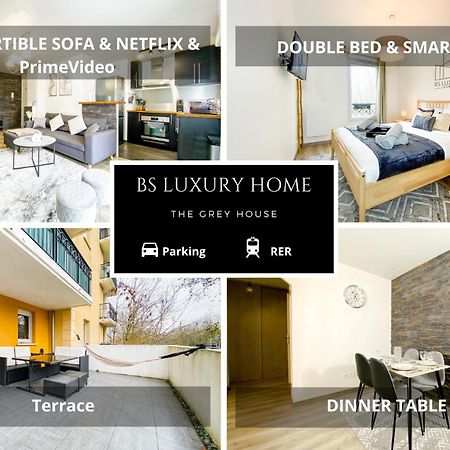 Apartamento The Grey House - Parking - Piscine - Rer A 6 Min Bussy-Saint-Georges Exterior foto